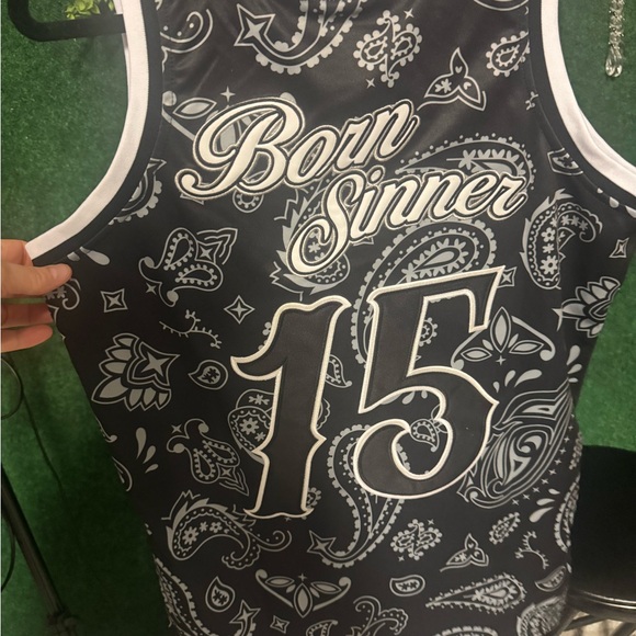 K Cole Dreamville Black and White Paisley Jersey - Picture 7 of 8